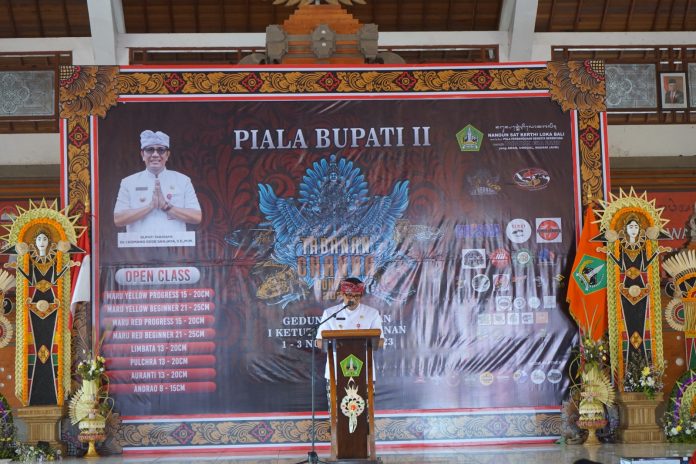 Rangkaian HUT Ke-530 Kota Tabanan, Bupati Sanjaya Hadiri Tabanan Channa Contest Piala Bupati II Tahun 20232