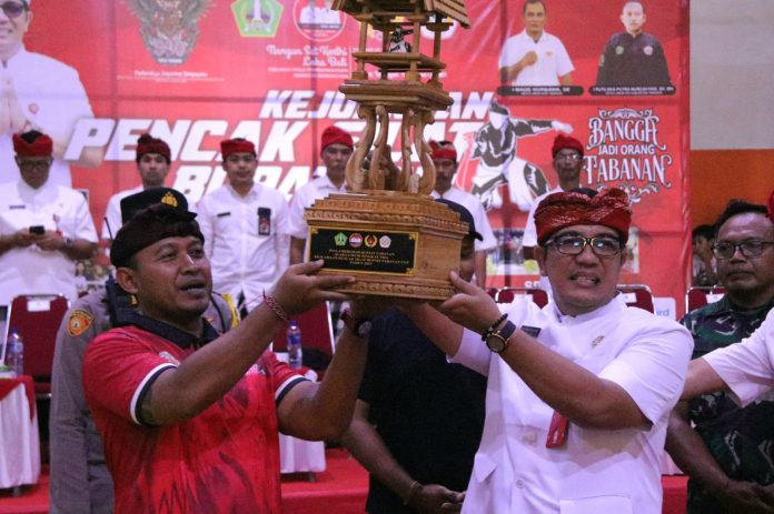 Bupati Tabanan Apresiasi Sekaligus Buka Kejuaraan Pencak Silat Bupati Tabanan Cup 2023 (3)