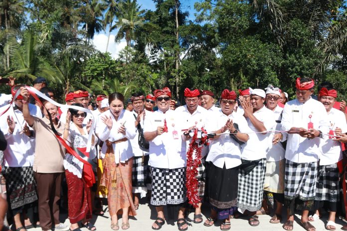 Perhatian Pemerintah Terhadap Pembangunan Infrastruktur Tabanan, Bupati Sanjaya Resmikan Jembatan Suralaga - Ganter (Yeh Sungi)2