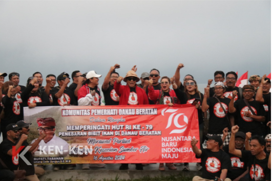 nebar benih ikan