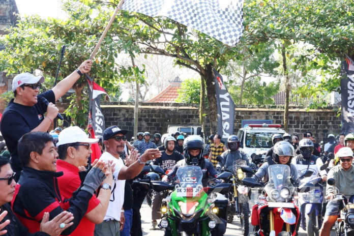 Bupati Sanjaya buka Touring TOMBAK di Tabanan